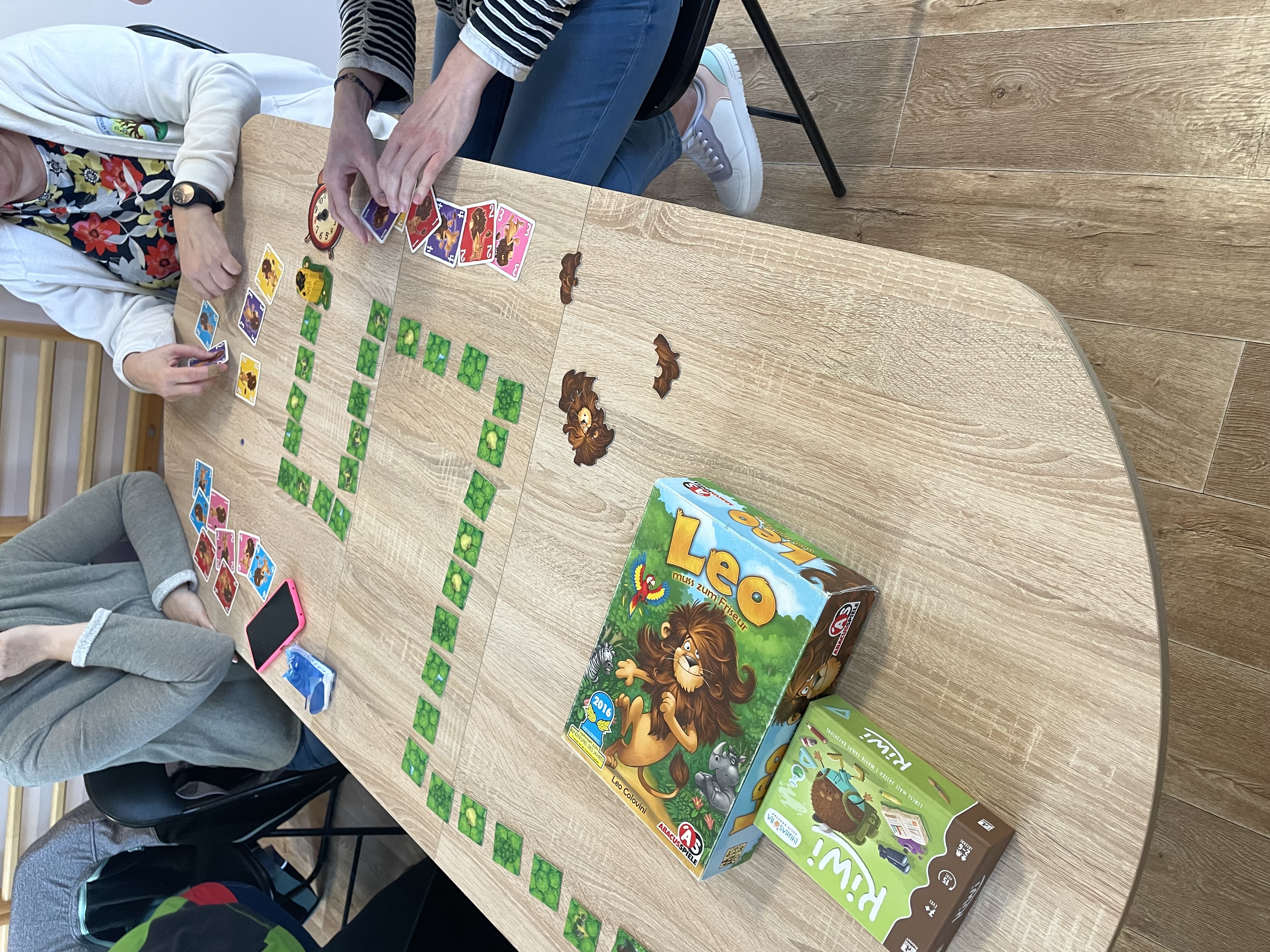 The board game Leo at a kindergarten teacher training